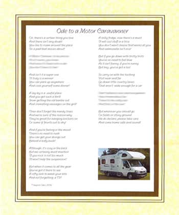 Ode to a Motor Caravaneer