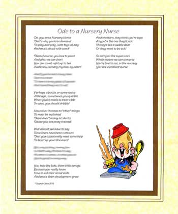 Ode to a Nursery Nurse