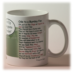 Burnley Mug Verse