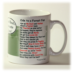 Nottingham Forest Mug Verse