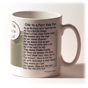 Port Vale Mug Verse