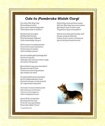 Ode to a Pembroke Corgi