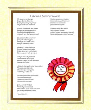 Ode to a District Nurse