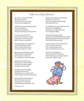 Ode to a Pig Farmer