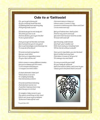 Ode to a Tattooist