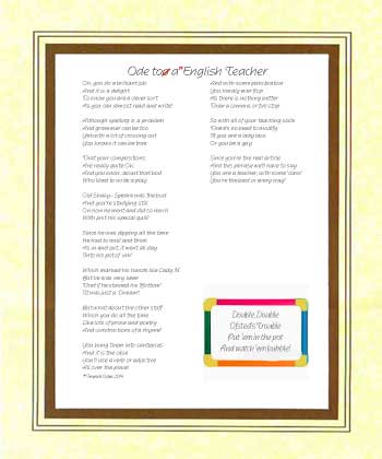 Ode to a Teacher