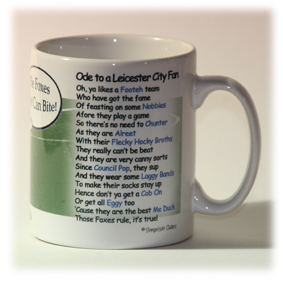 Leicester City Mug Verse