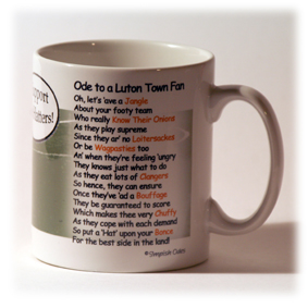 Luton Town Mug Verse