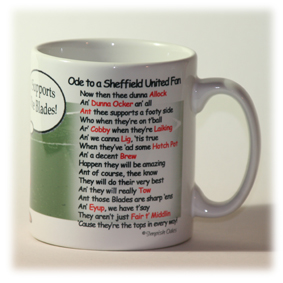 Sheffield United Mug Verse